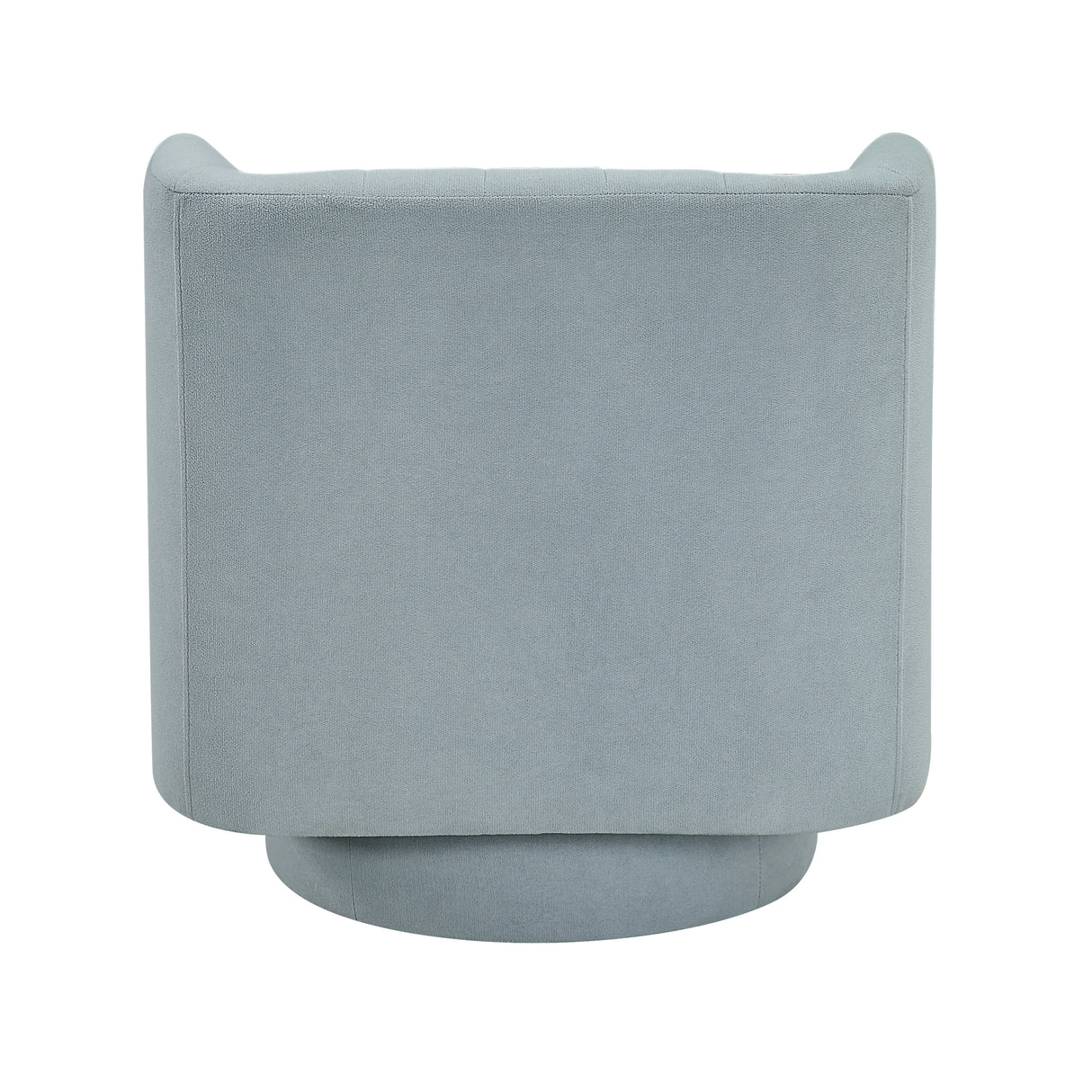 Joyce Aqua Blue Swivel Chair by Homelegance at Eve Furniture