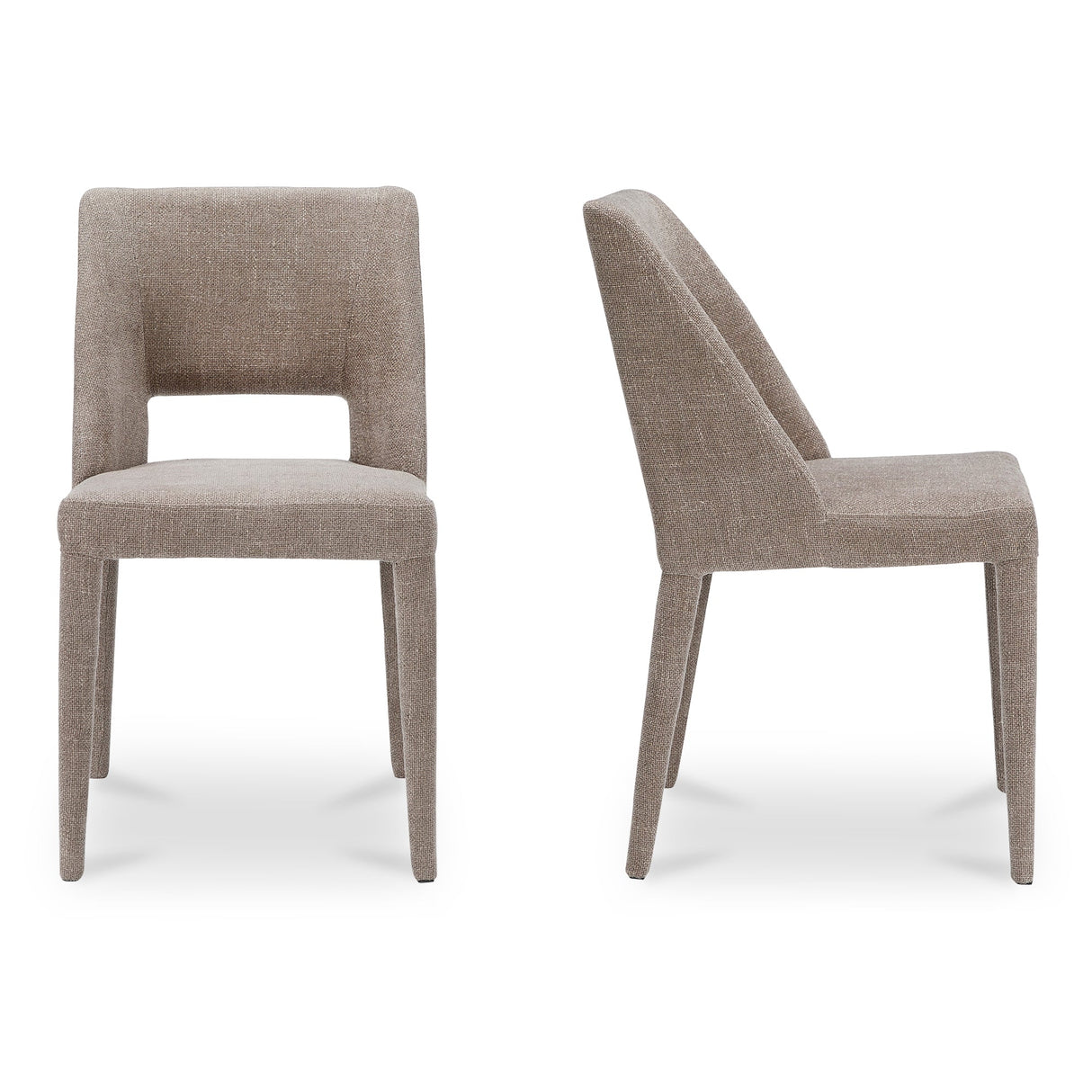 Joyce Light Brown Dining Chair (Set of 2) by MOES at Eve Furniture