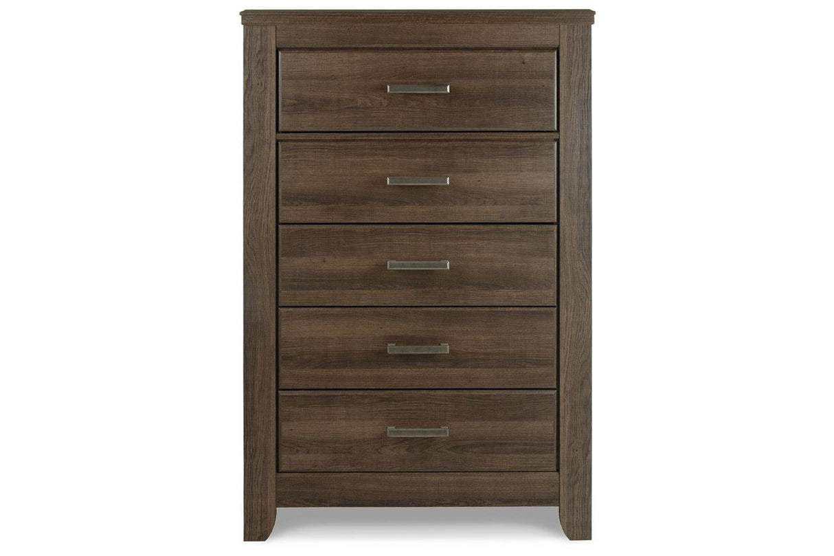 Juararo Dark Brown Chest of Drawers by Ashley at Eve Furniture