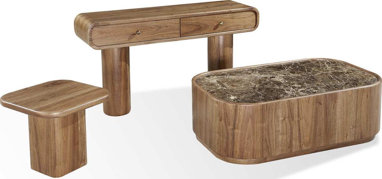 Juba Mongoose Walnut Console Table by Modus Furniture at Eve Furniture