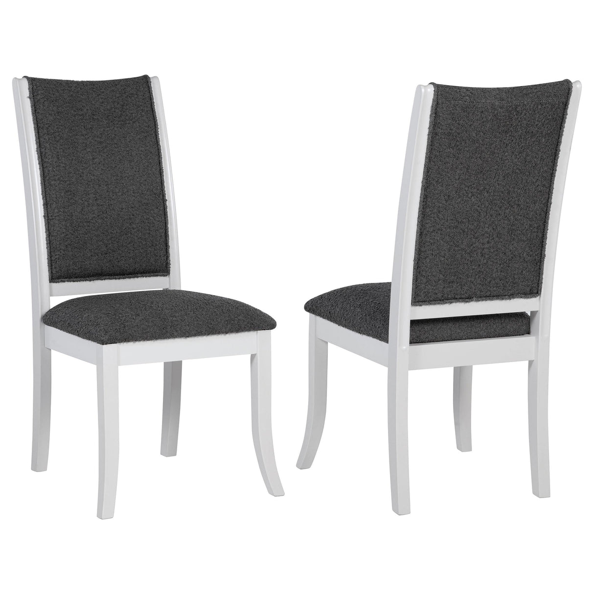 Judd Pearl White and Gray Dining Side Chair, Set of 2 by Coaster at Eve Furniture