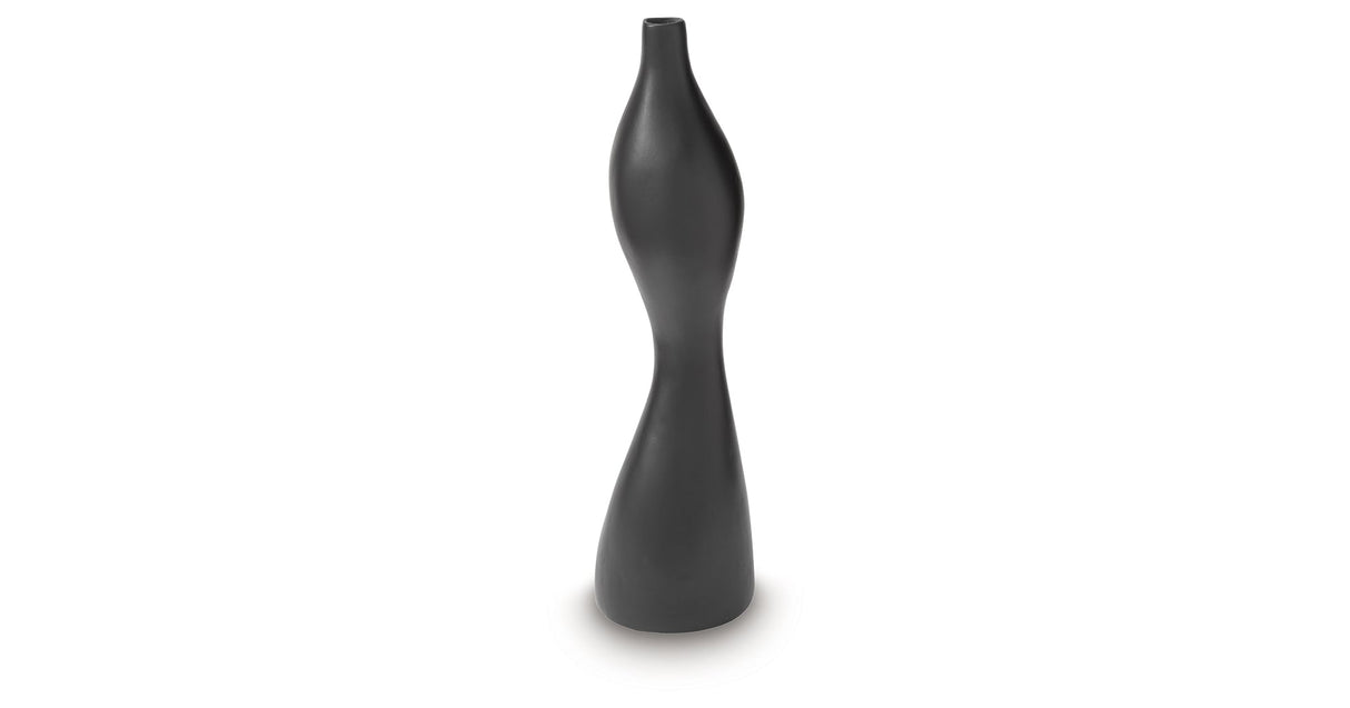 Judsen Black Vase by ASHLEY FURNITURE at Eve Furniture