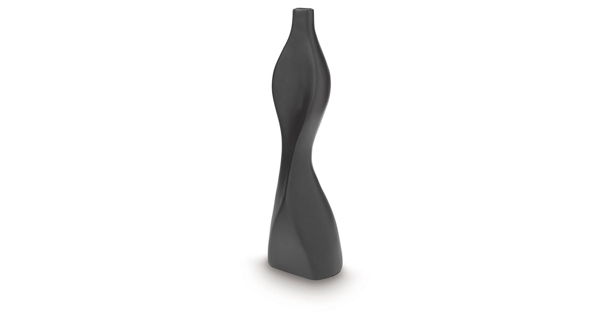 Judsen Black Vase by ASHLEY FURNITURE at Eve Furniture
