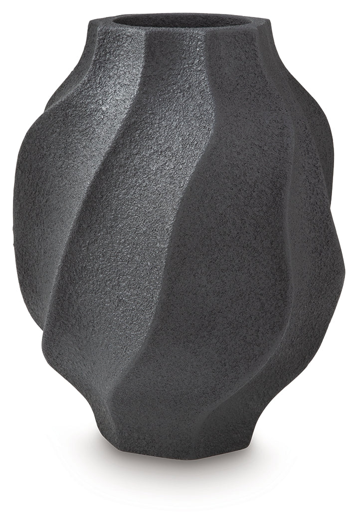 Judworth Black Vase by Ashley at Eve Furniture