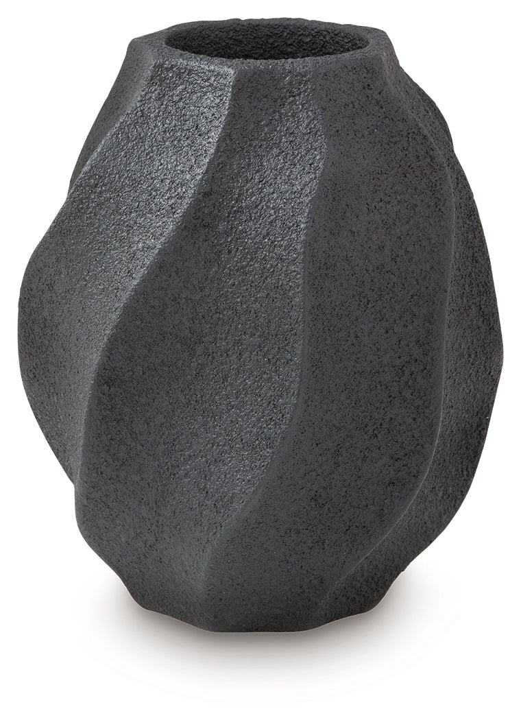 Judworth Black Vase by ASHLEY FURNITURE at Eve Furniture