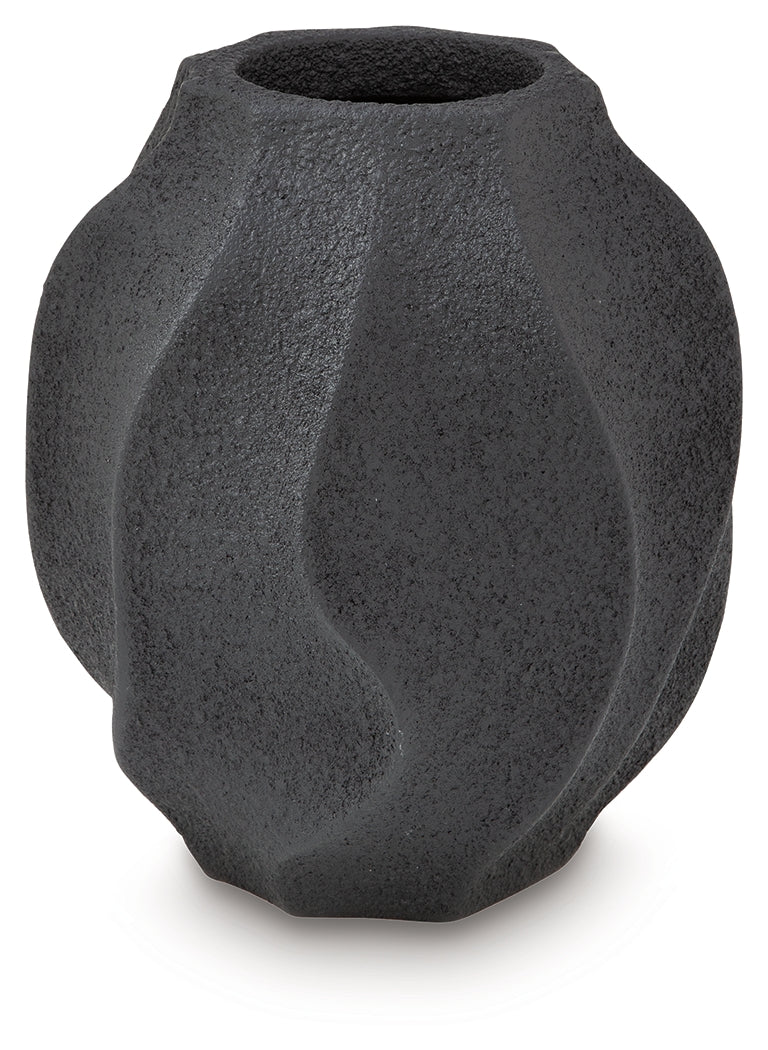 Judworth Black Vase by ASHLEY FURNITURE at Eve Furniture