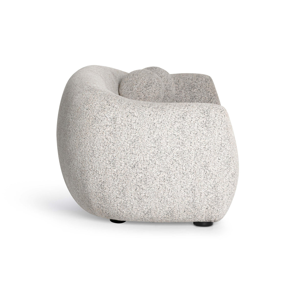 Judy Black and White Woven Fabric Sofa by TOV Furniture at Eve Furniture