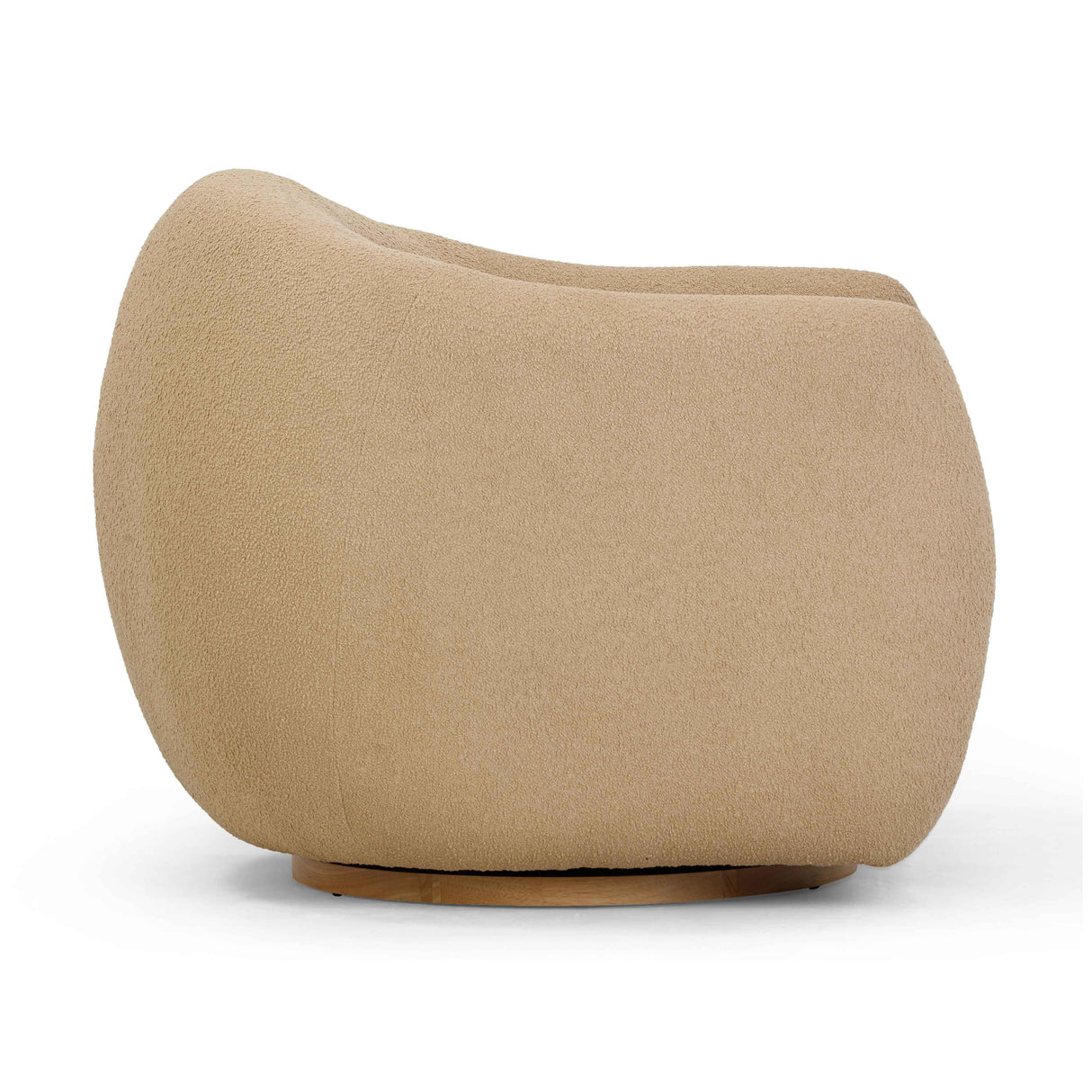 Judy Boucle Swivel Chair by TOV Furniture at Eve Furniture
