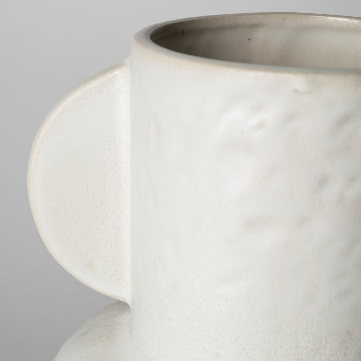 Judy Large Eggshell Ceramic Vase by Mercana at Eve Furniture