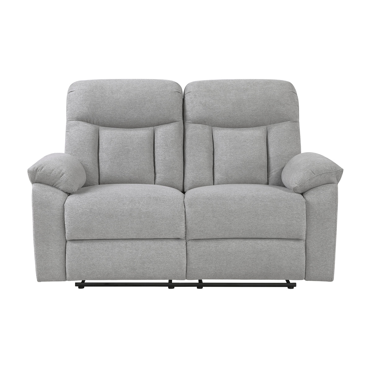 Jules Gray 2-Piece Double Reclining Set by Homelegance at Eve Furniture