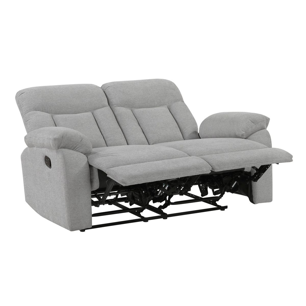 Jules Gray 2-Piece Double Reclining Set by Homelegance at Eve Furniture