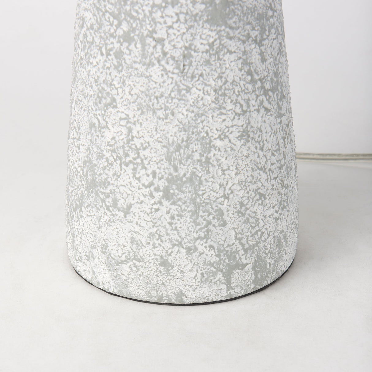Julia Gray Antique Painted Cement Table Lamp by Mercana at Eve Furniture