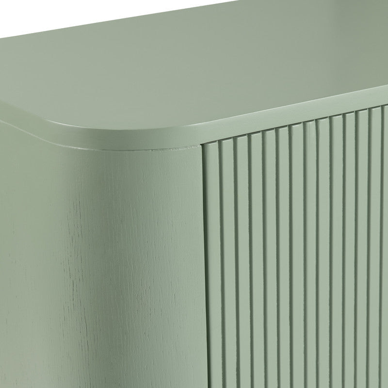 Julia Green Two-Door Cabinet by Crestview at Eve Furniture