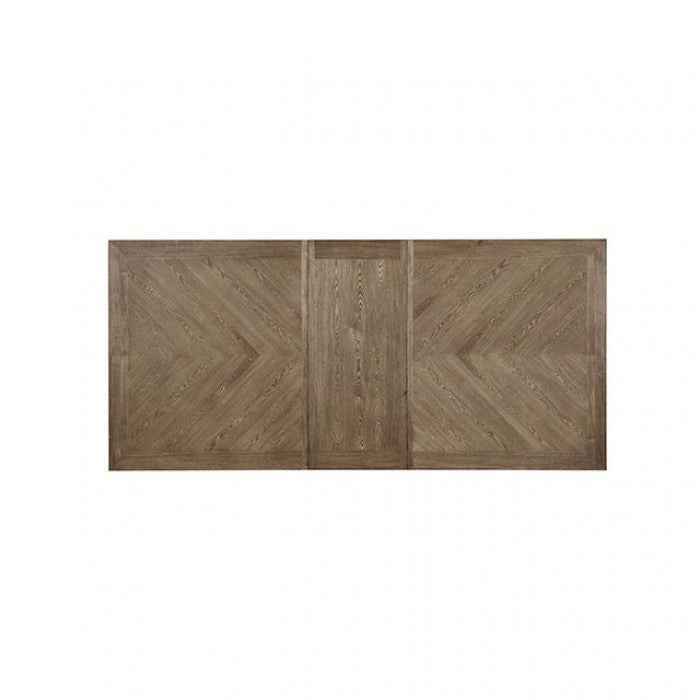 Julia Light Oak/Beige 7-Piece Dining Room Set by Furniture of America at Eve Furniture