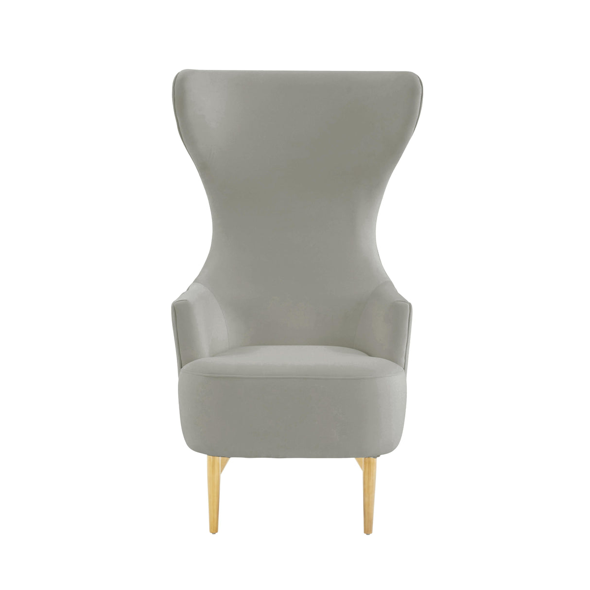 Julia Velvet Channel Tufted Wingback Chair by Inspire Me! Home Decor by TOV Furniture at Eve Furniture