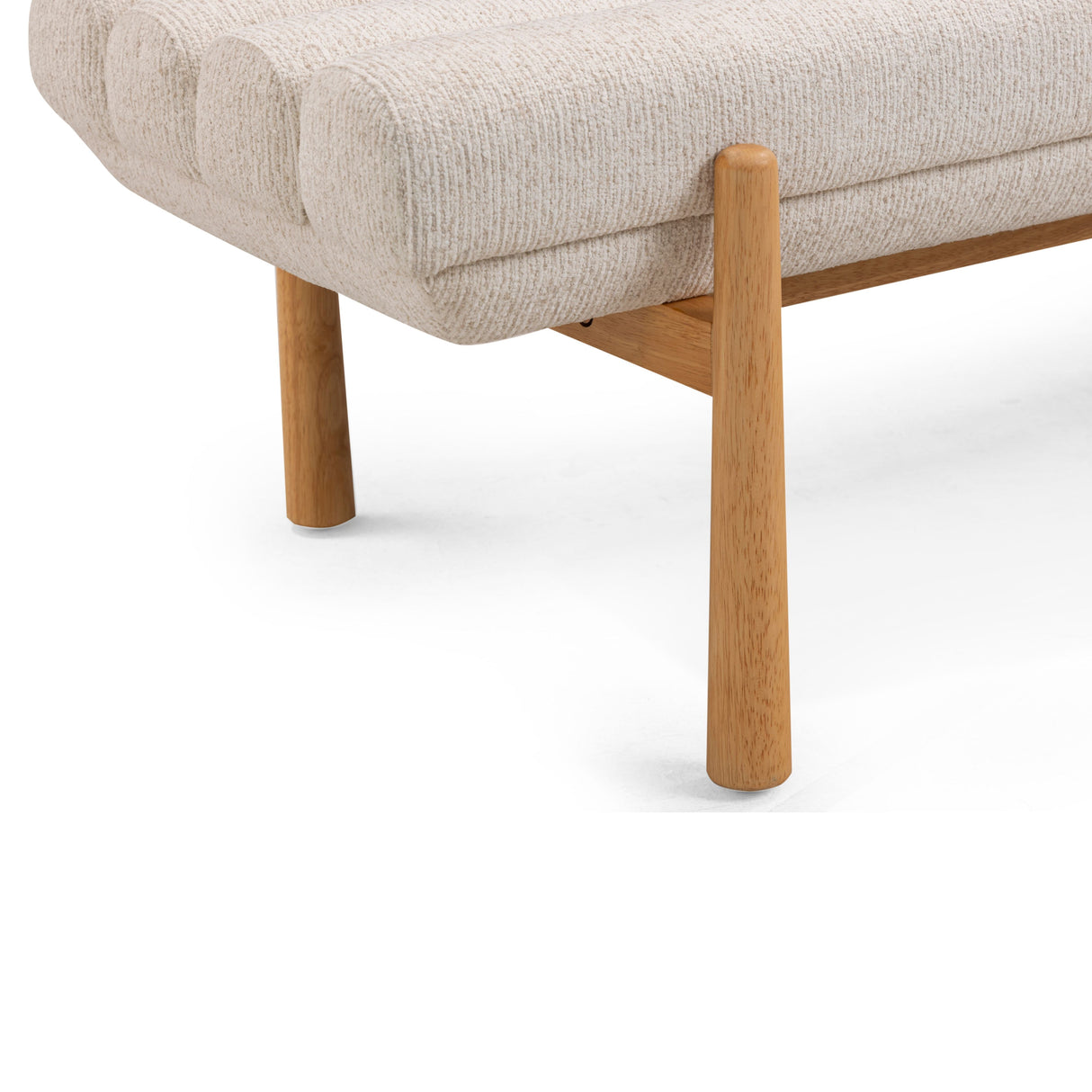 Julianna 56" Textured Fabric Bench by TOV Furniture at Eve Furniture