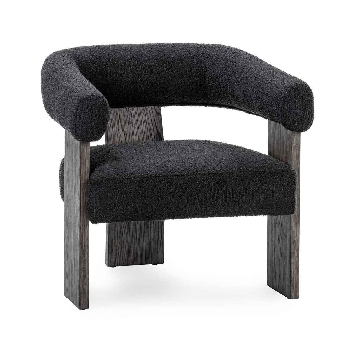 Julina Accent Chair - Charcoal by Classic Home at Eve Furniture