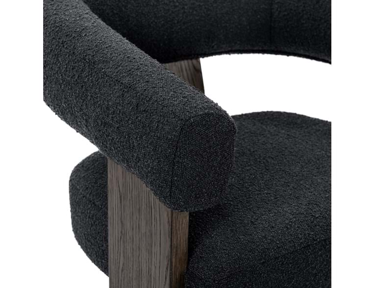 Julina Charcoal Upholstered Accent Chair by Classic Home at Eve Furniture