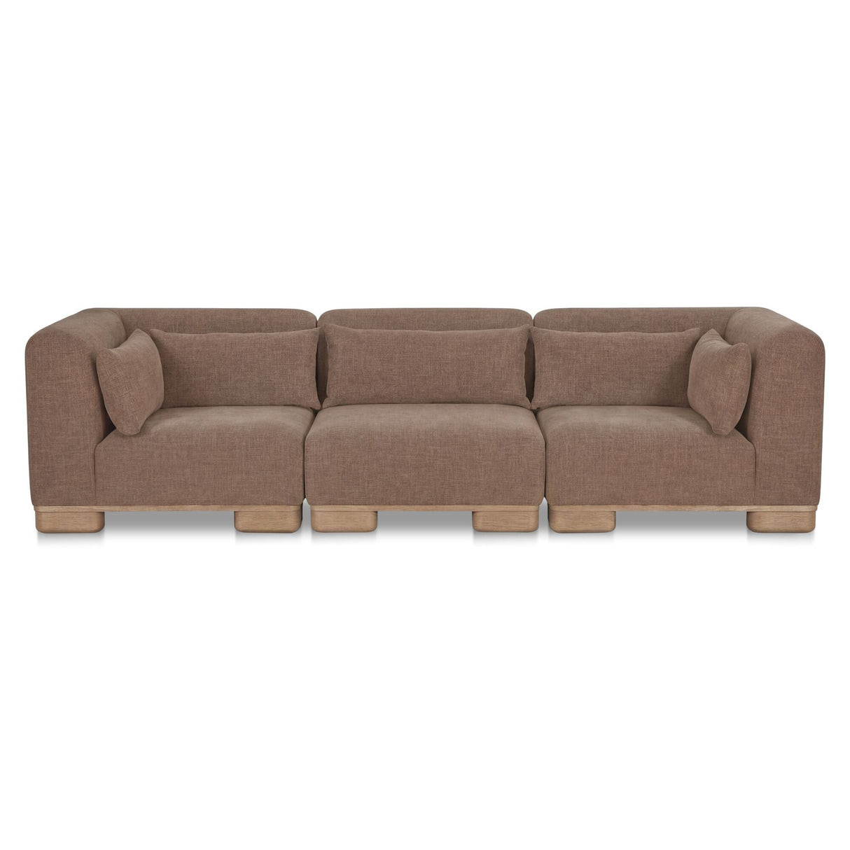 June Dark Brown Modular Sofa by MOES at Eve Furniture