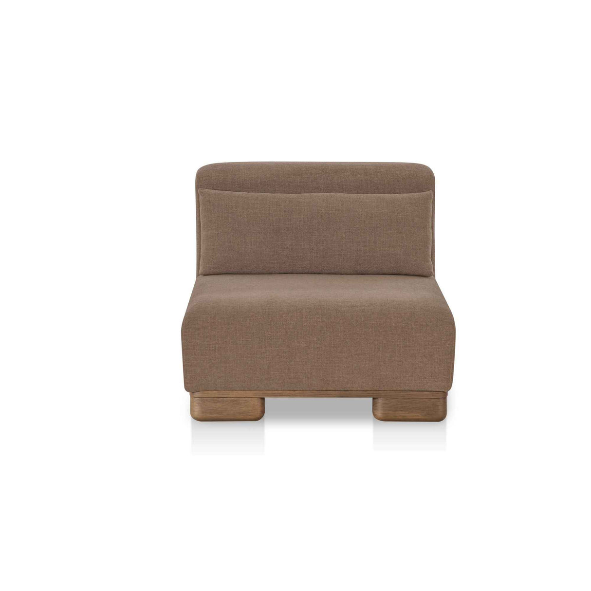 June Dark Brown Slipper Chair by Moe's Home at Eve Furniture