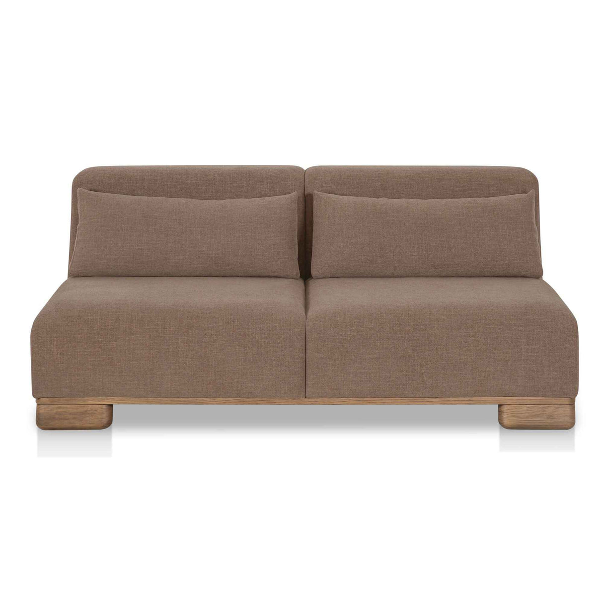 June Dark Brown Sofa by Moe's Home at Eve Furniture