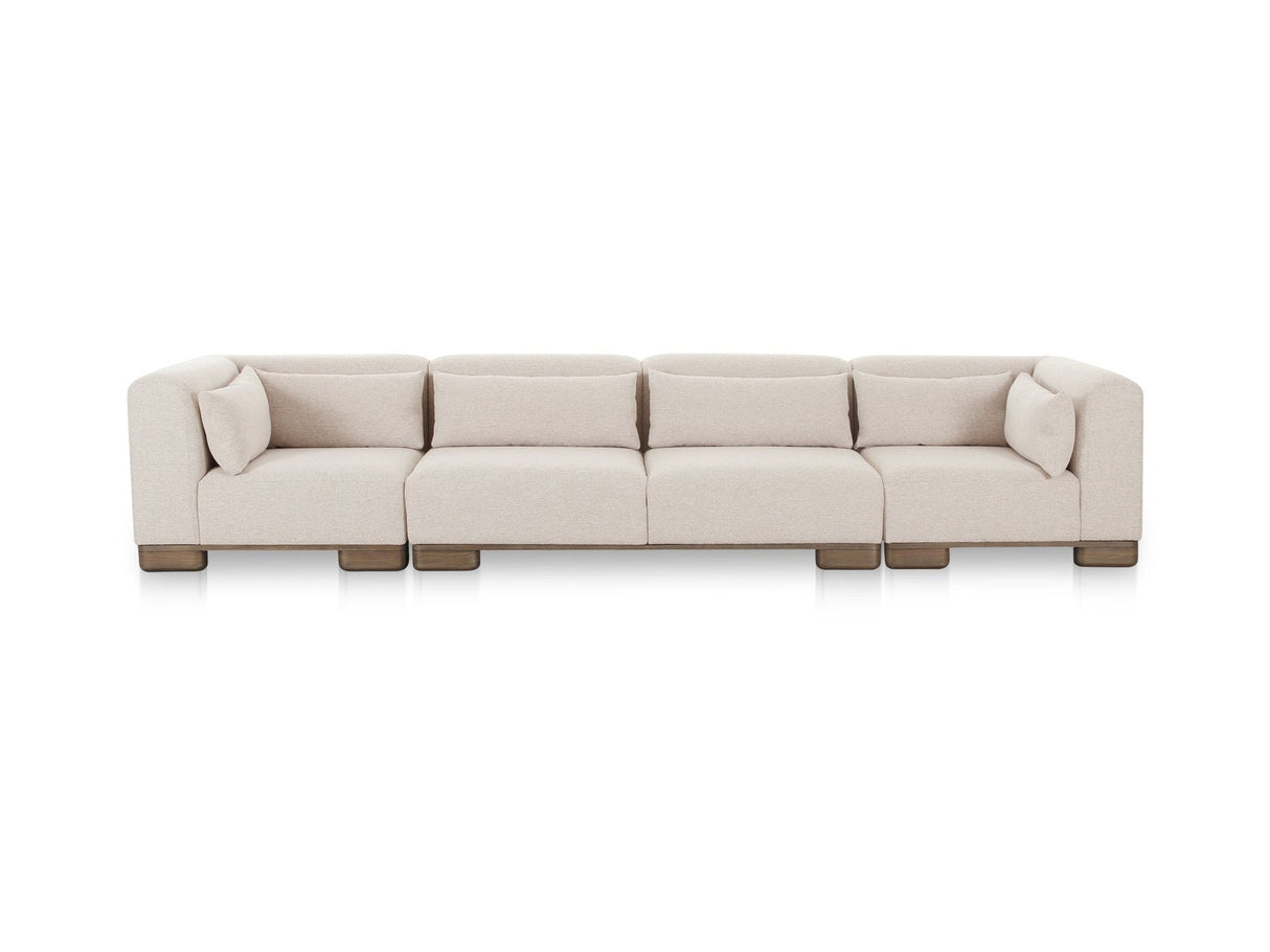 June Oatmeal Modular Sofa by MOES at Eve Furniture