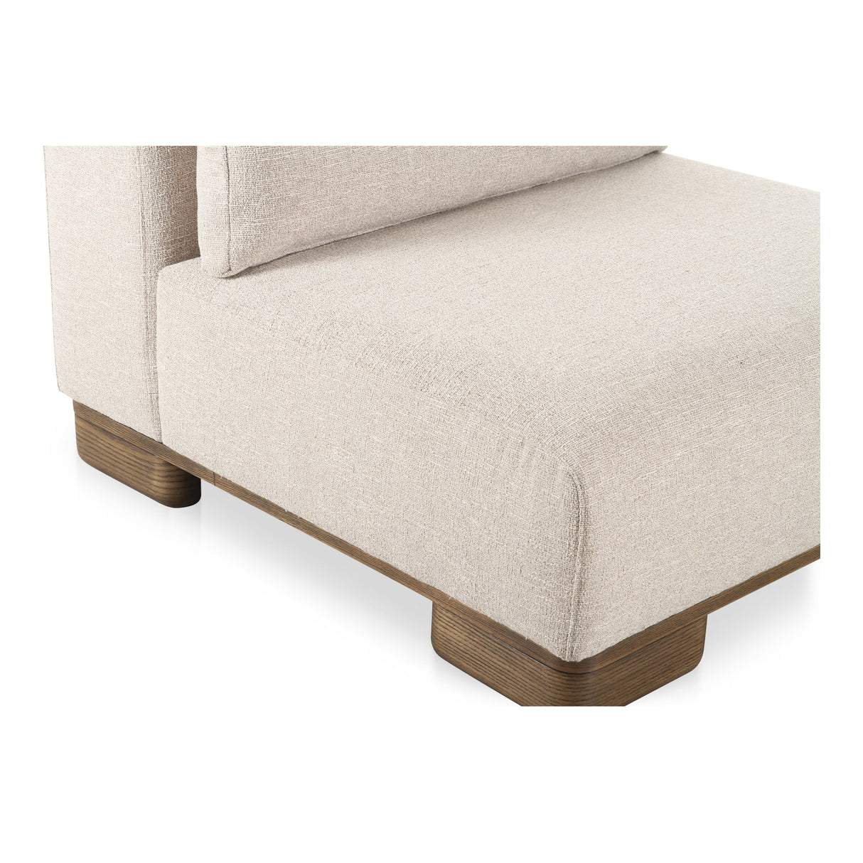 June Oatmeal Slipper Chair by MOES at Eve Furniture