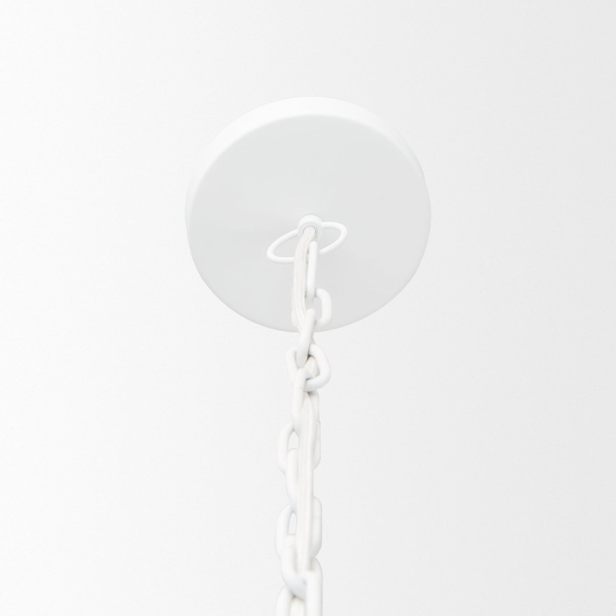 Juniper 24" Round White Dome Pendant Light by Mercana at Eve Furniture