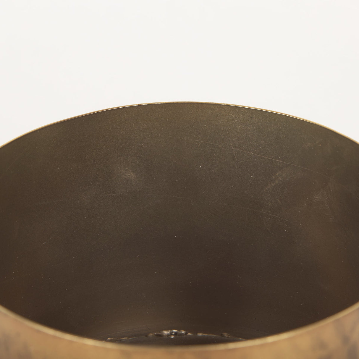 Juno 6.5H Medium Gold Iron Medium Vase by Mercana at Eve Furniture