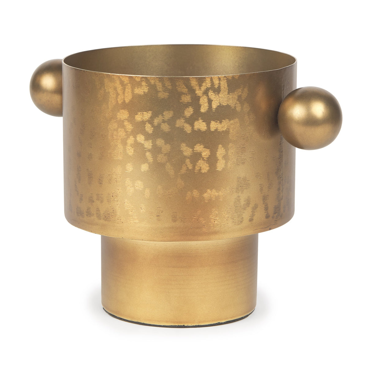 Juno 6.5H Medium Gold Iron Medium Vase by Mercana at Eve Furniture