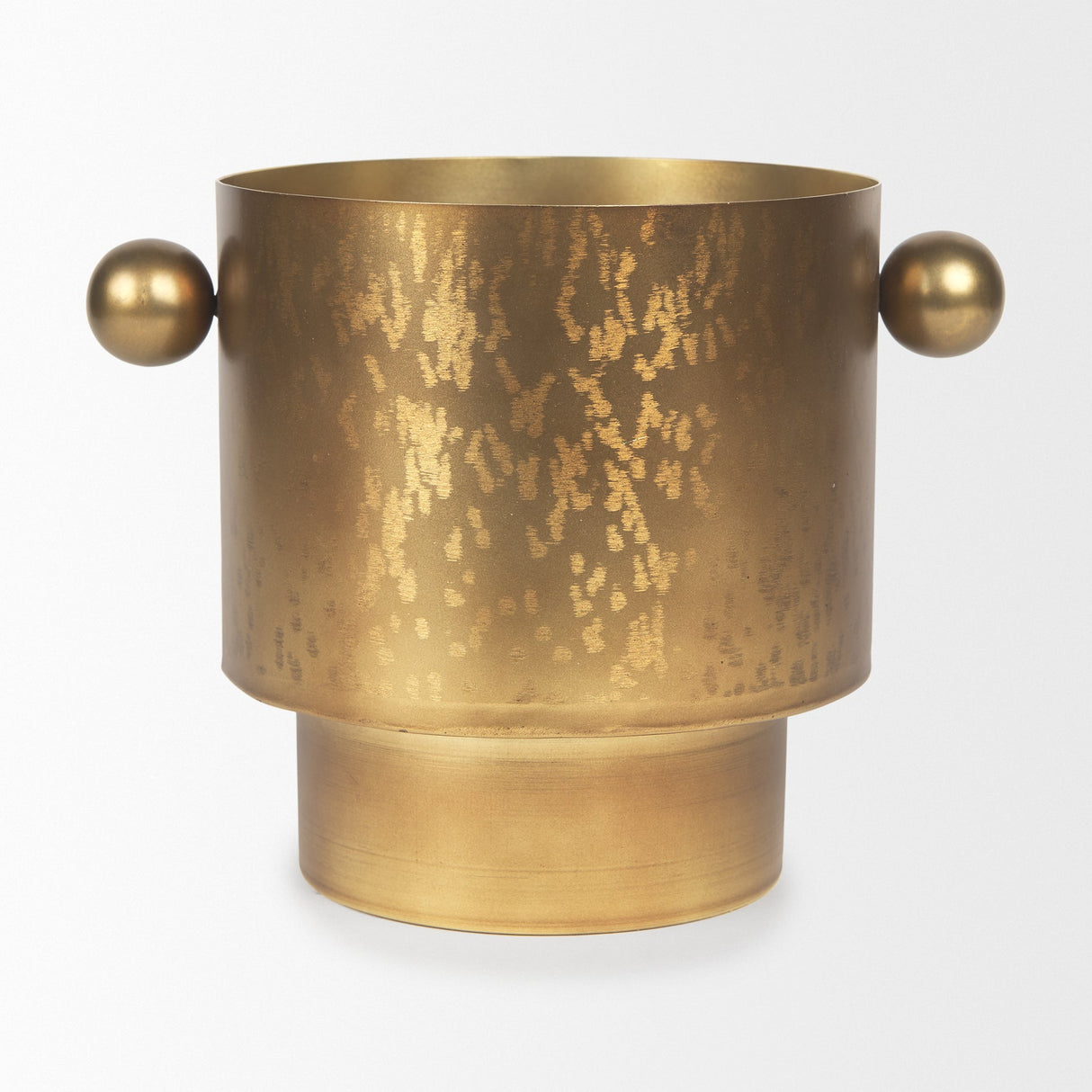 Juno 8.5H Large Gold Iron Vase by Mercana at Eve Furniture