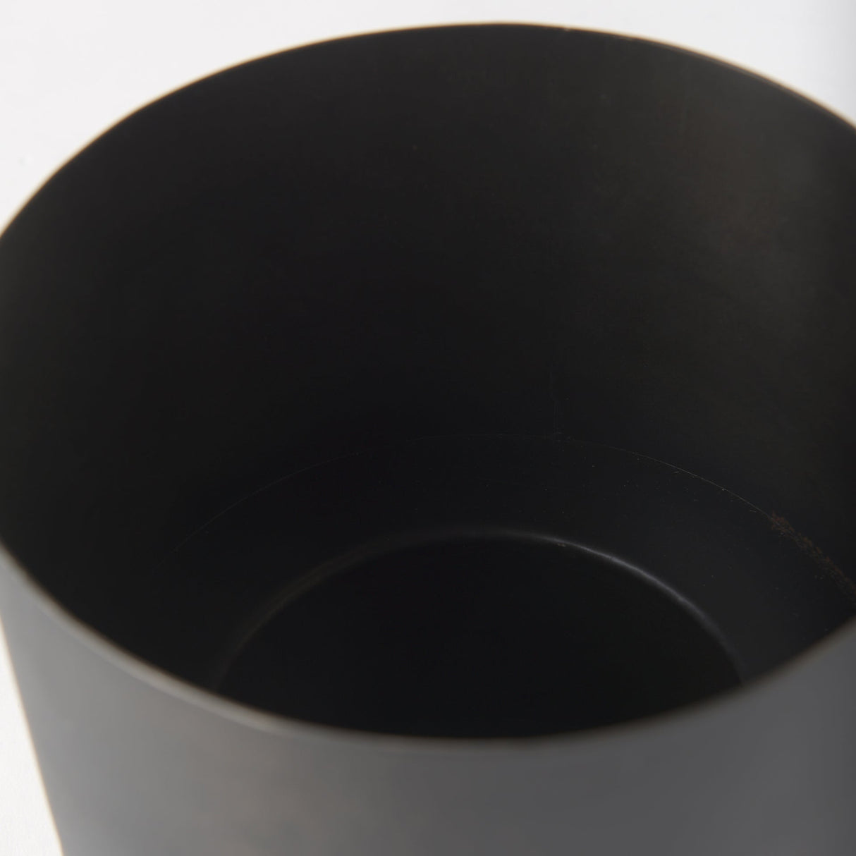 Juno Medium Black Iron Vase by Mercana at Eve Furniture