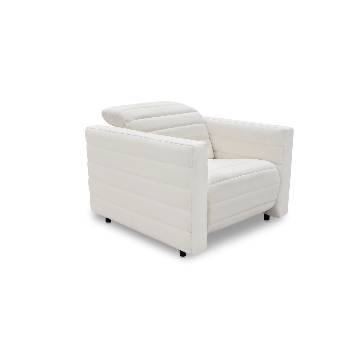 Juno Off White Power Recliner Chair by Moe's Home at Eve Furniture