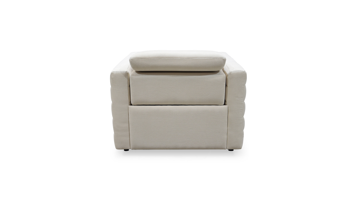 Juno Power Recliner Chair Off White by Moe's Home at Eve Furniture