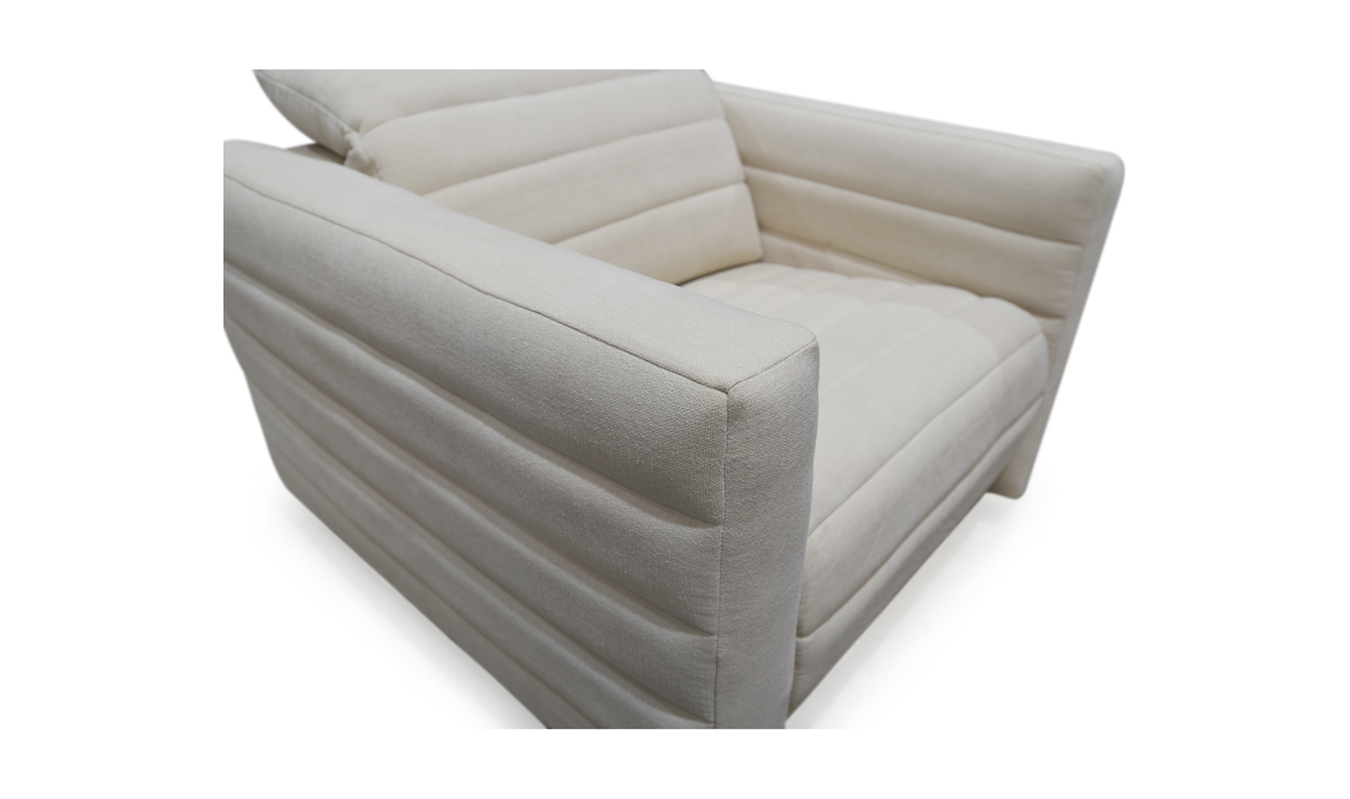 Juno Power Recliner Chair Off White by Moe's Home at Eve Furniture