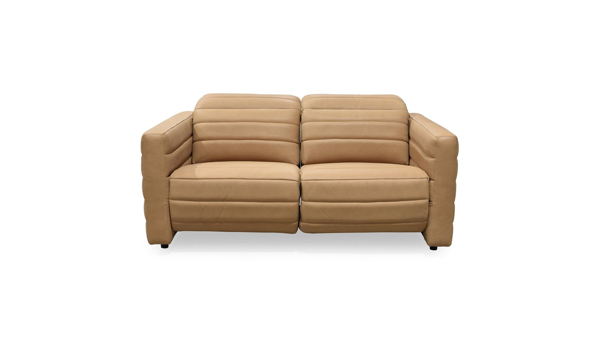 Juno Power Recliner Sofa Tan Leather by Moe's Home at Eve Furniture