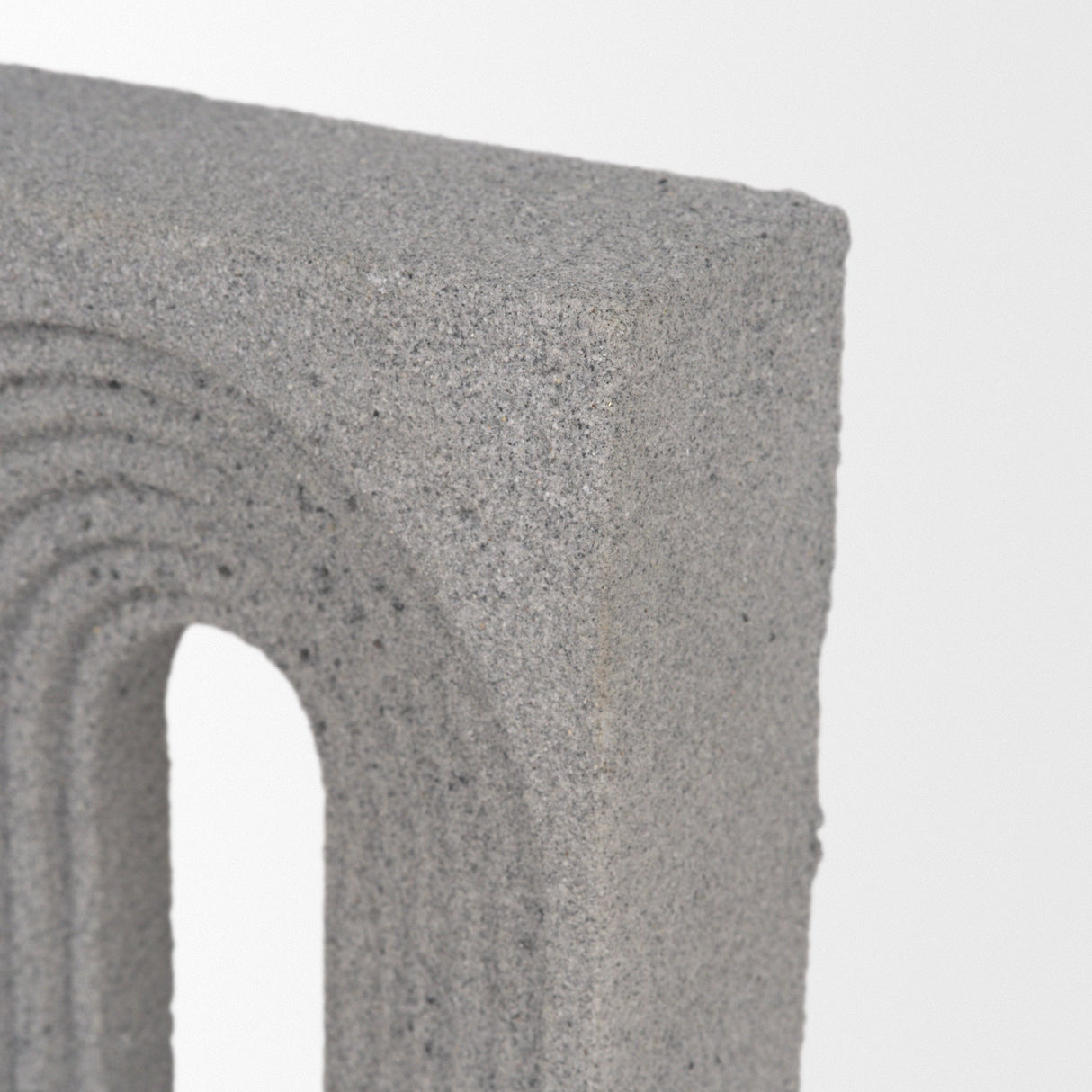 Kacia Resin Textured Concrete Gray Decorative Object by Mercana at Eve Furniture