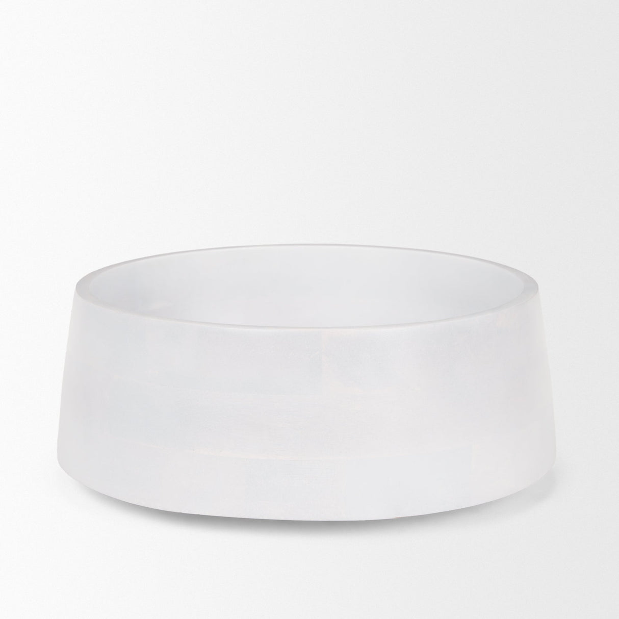 Kadara White Washed Solid Wood Decorative Bowl by Mercana at Eve Furniture