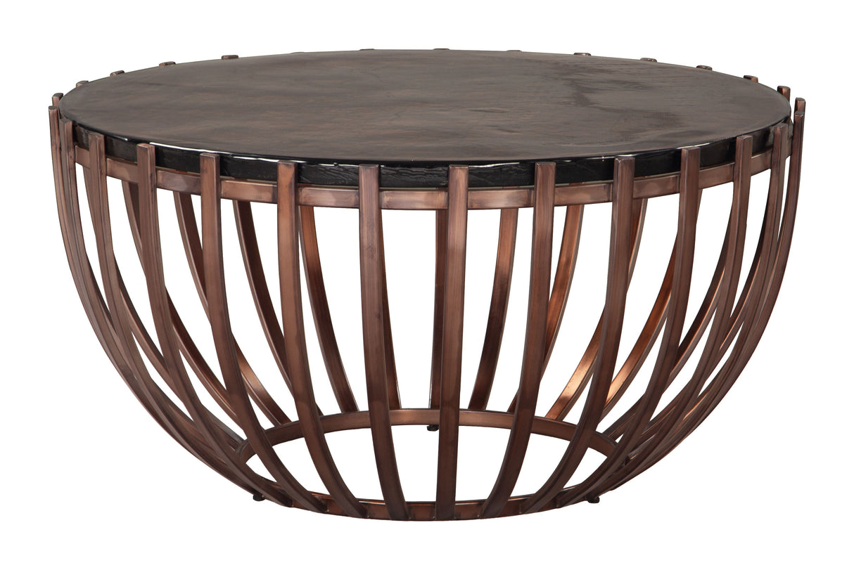 Kafig Bronze Coffee Table by Zuomod at Eve Furniture