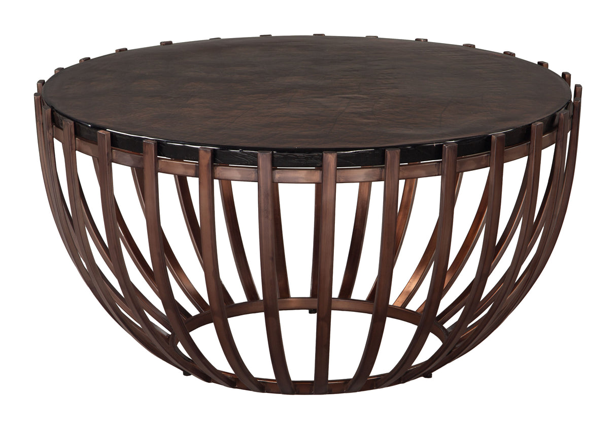 Kafig Bronze Coffee Table by Zuomod at Eve Furniture