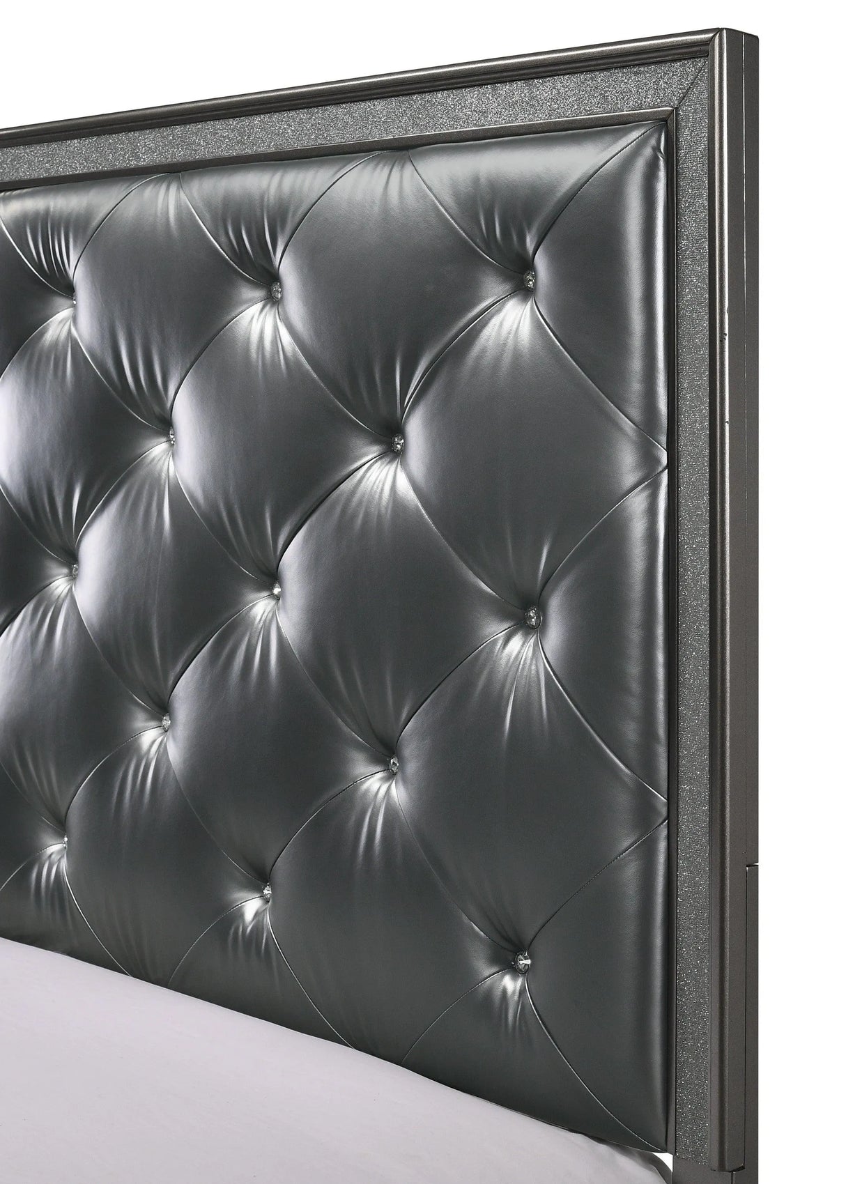 Kaia Gray Panel Bedroom Set by Crown Mark at Eve Furniture