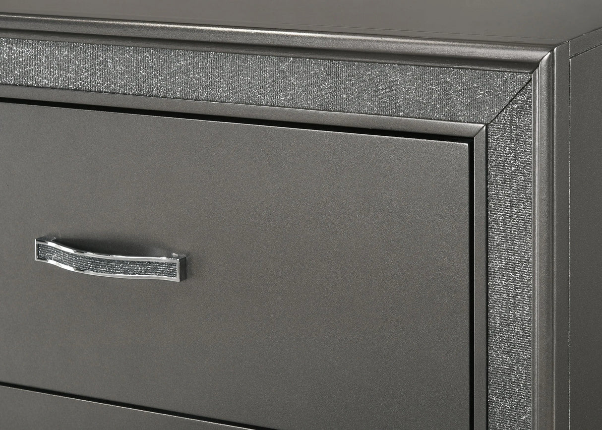 Kaia Gray Panel Bedroom Set by Crown Mark at Eve Furniture