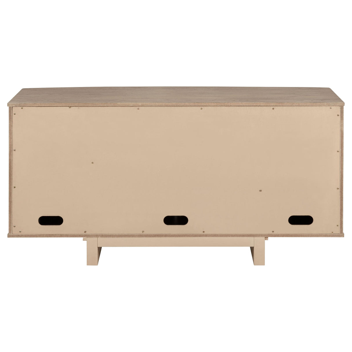 Kailani Beige Oak 4-Door Cane Sideboard Buffet Cabinet by Coaster at Eve Furniture