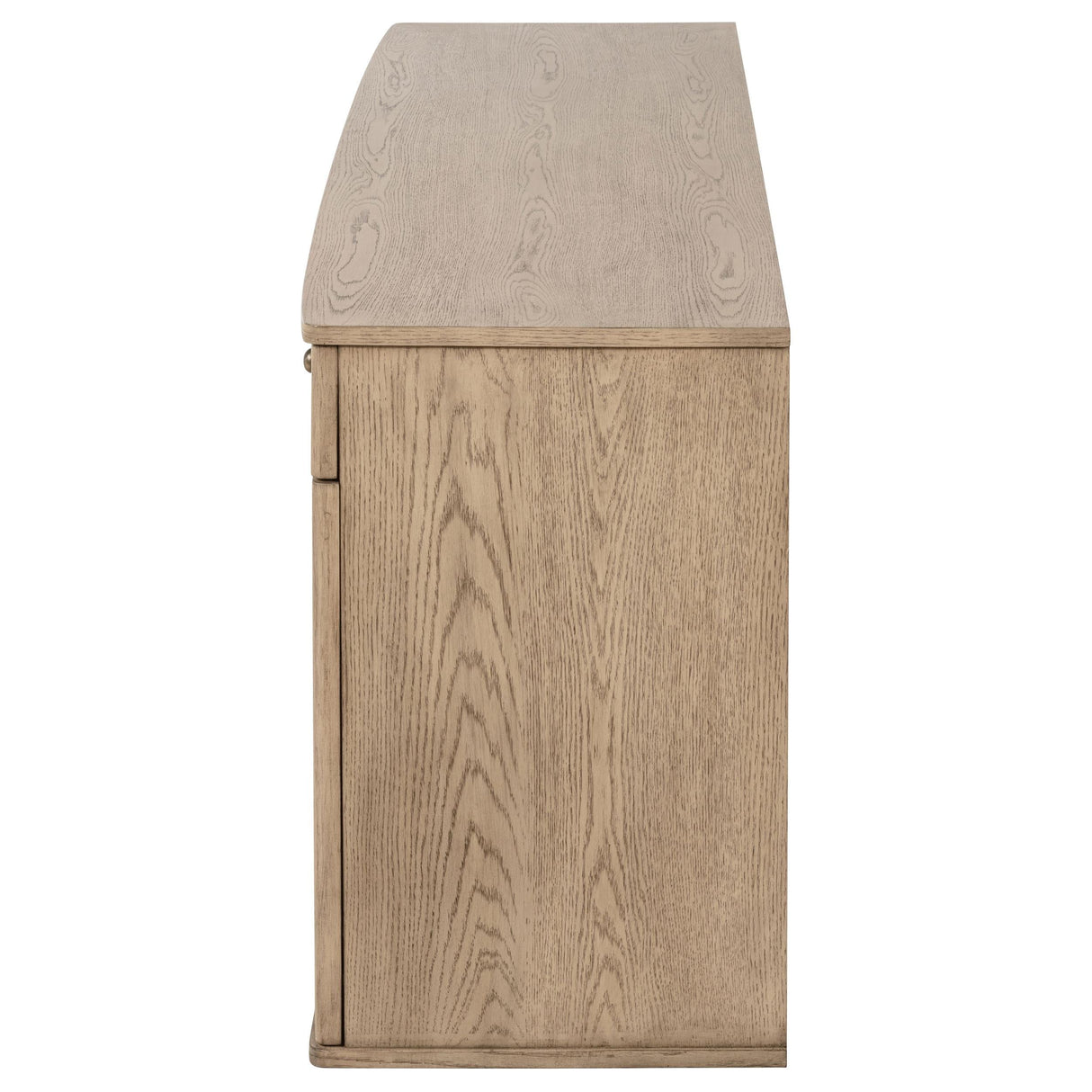 Kailani Beige Oak 4-Door Cane Sideboard Buffet Cabinet by Coaster at Eve Furniture