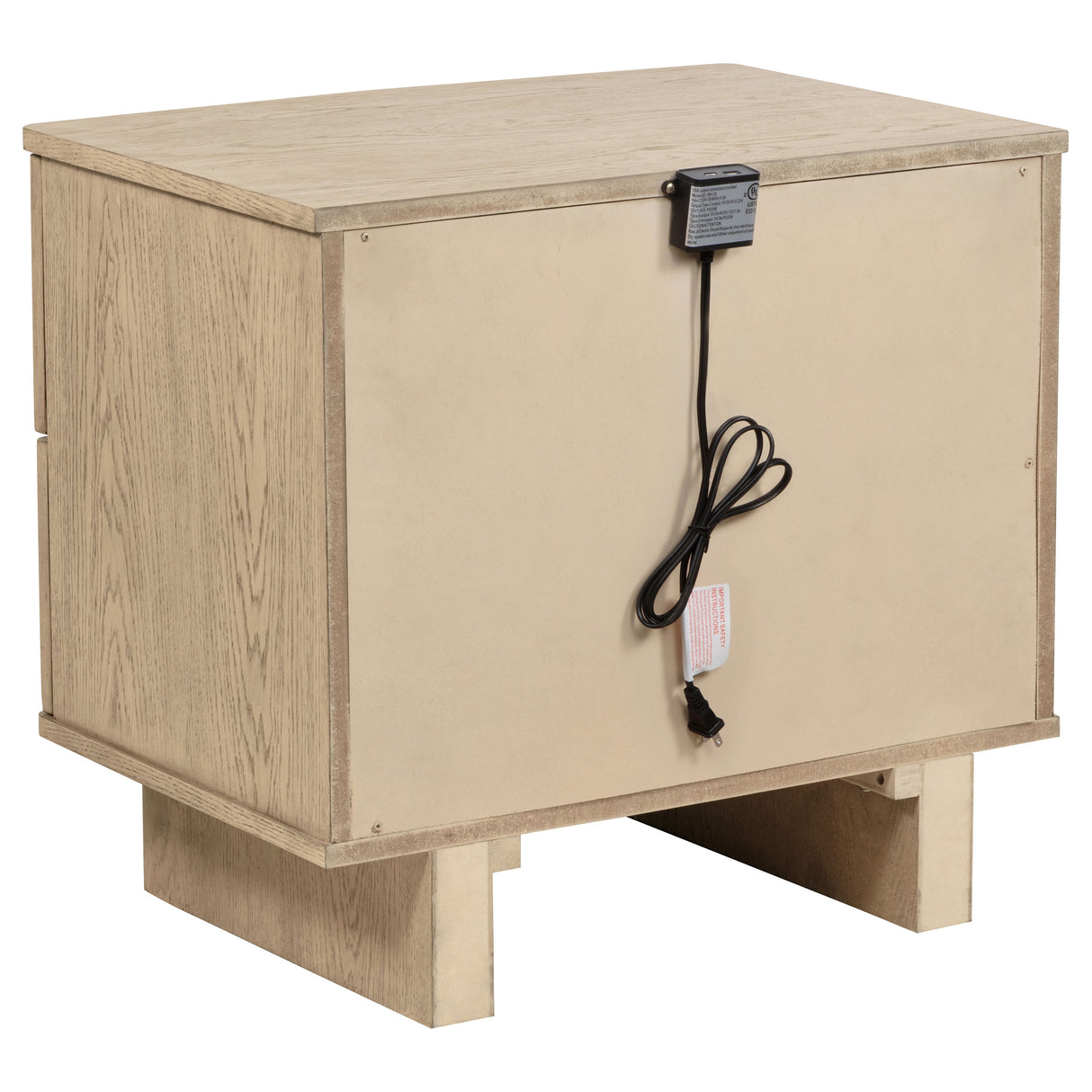 Kailani Beige Oak 4-Piece California King Bedroom Set by Coaster at Eve Furniture