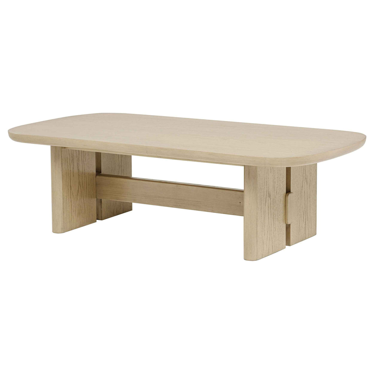 Kailani Beige Oak Coastal Rectangular Cocktail Coffee Table by Coaster at Eve Furniture