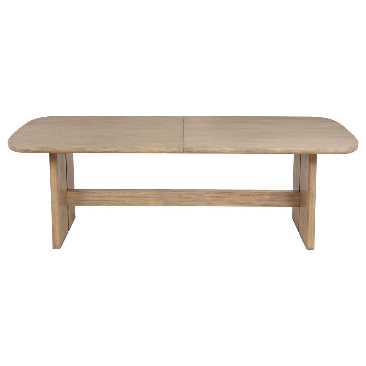 Kailani Beige Oak Rectangular Wood Dining Table by Coaster at Eve Furniture