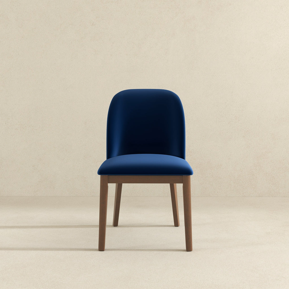 Kaitlyn Navy Blue Velvet Dining Chair (Set Of 2) by Ashcroft Furniture at Eve Furniture