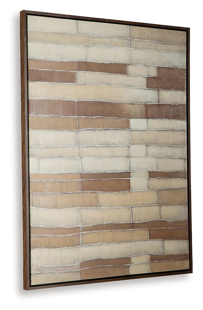 Kalanmore Brown/Tan/White Wall Art by Ashley at Eve Furniture