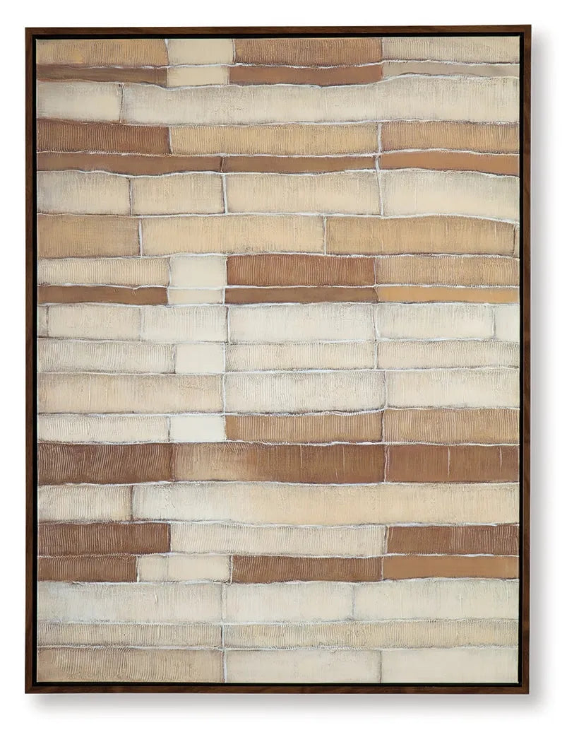 Kalanmore Brown/Tan/White Wall Art by Ashley at Eve Furniture